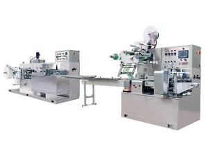 خط طي و تعبئة المناديل المبللة، 5-30 قطعة